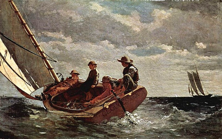 Winslow Homer, Breezing Up (A Fair Wind)
1873-1876, Oil on canvas