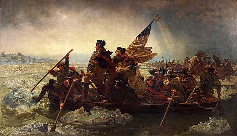 Emanuel Leutz, Washington Crossing the Delaware
1851, Oil on canvas