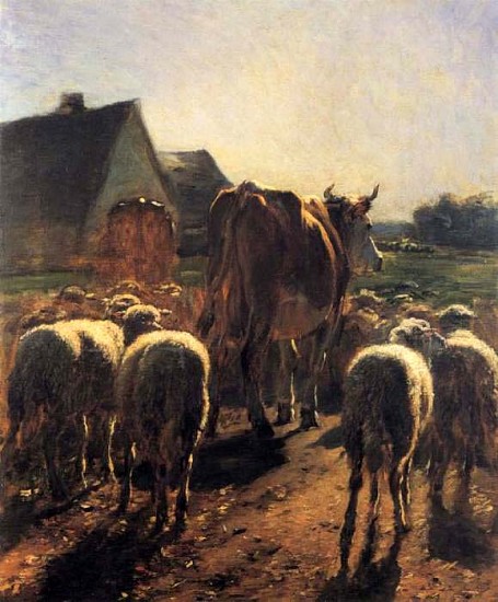 Constant Troyon, Retour de Troupeau
ca. 1850, Oil on canvas